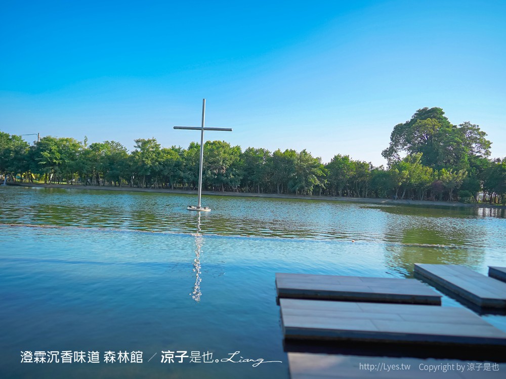 澄霖沉香味道森林館 雲林景點 愛心落羽松 湖畔步道 水之教堂 台版兼六園
