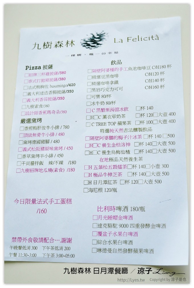 九樹森林 日月潭餐廳