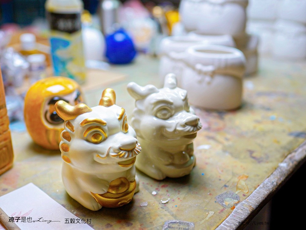 五穀文化村 苗栗 公館景點 親子景點 免門票 陶瓷觀光工廠 親子diy 五穀擂茶 陶瓷彩繪