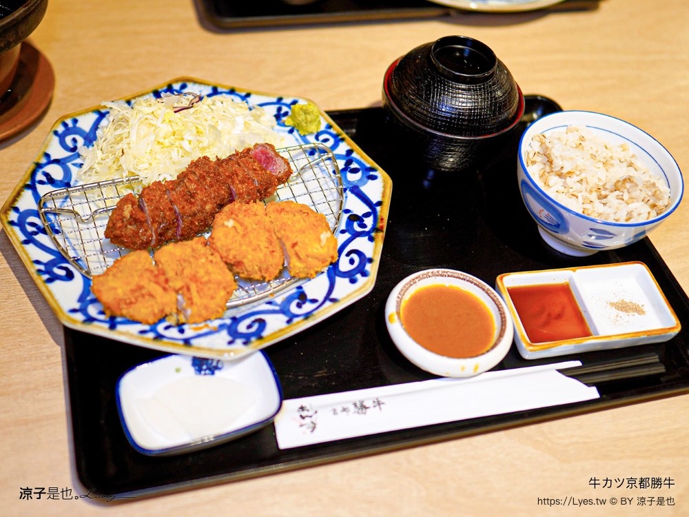 京都勝牛 菜單 台中 日本京都 炸牛排 lalaport美食 台中餐廳 訂位 炸豬排 推薦菜色