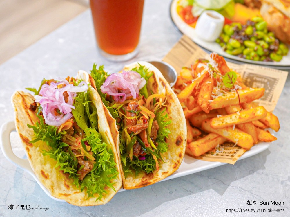 森沐 sun moon 菜單 台中早午餐 台中美食 早午餐餐廳 純白 北歐風
