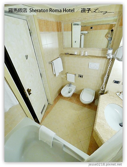 義大利住宿-Sheraton Roma Hotel-Day8、9義大利羅馬四星級飯店