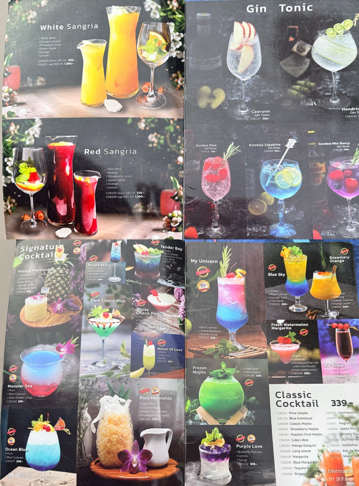 3 Mermaids 美人魚餐廳 芭達雅 Pattaya cafe 鳥巢餐廳 海景餐廳