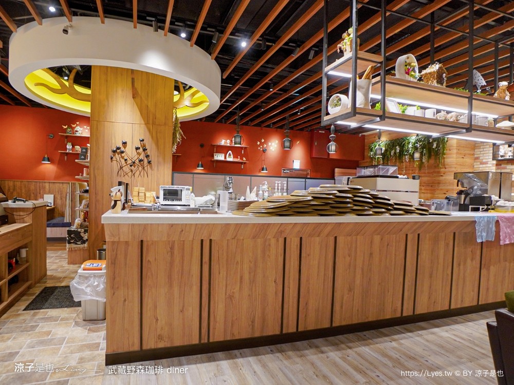 武藏野森珈琲diner 菜單 台中 lalaport 美食 台中車站早午餐 日本咖啡廳 森林系