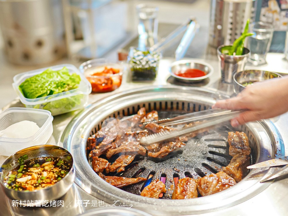 新村站著吃烤肉 台中2号店 PARK2草悟廣場美食 韓國首爾60年排隊老店 台中韓式烤肉