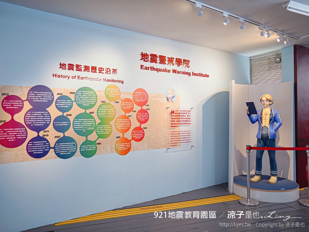 921地震教育園區 台中霧峰 親子景點 diy 地震體驗 動畫劇場 彩虹天梯