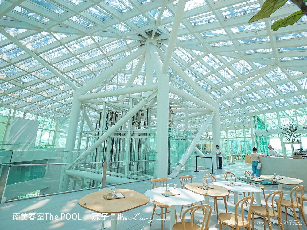 南美春室The POOL 菜單 台南美術館 台南咖啡館 台南甜點 台南景觀餐廳 美食 天空公園