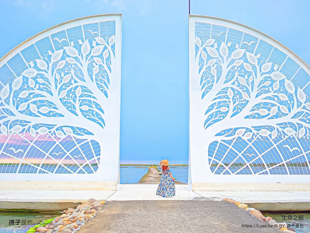 生命之樹 台南景點 鹽田裝置藝術 海上步道 青鯤鯓 扇形鹽田 台南 將軍景點 IG 拍照 打卡