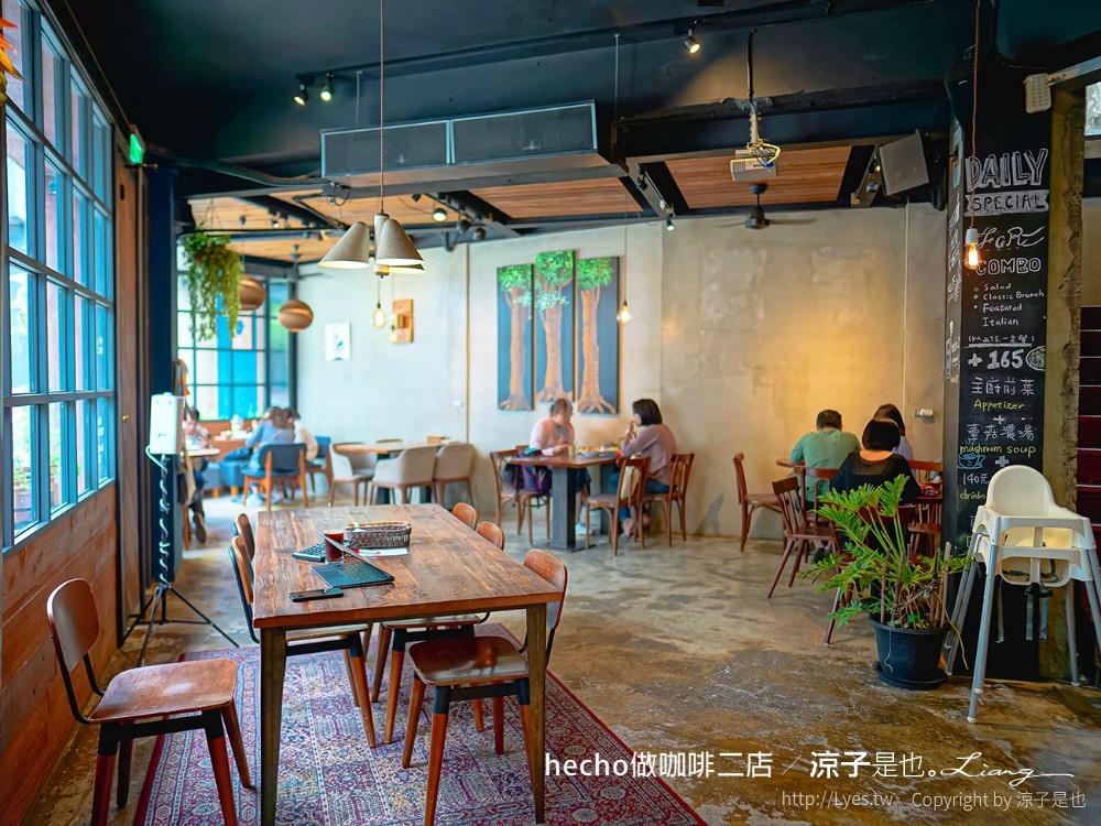 hecho做咖啡二店 菜單 台中西區美食 勤美草悟道早午餐 巷弄餐廳 Brunch & Bistro