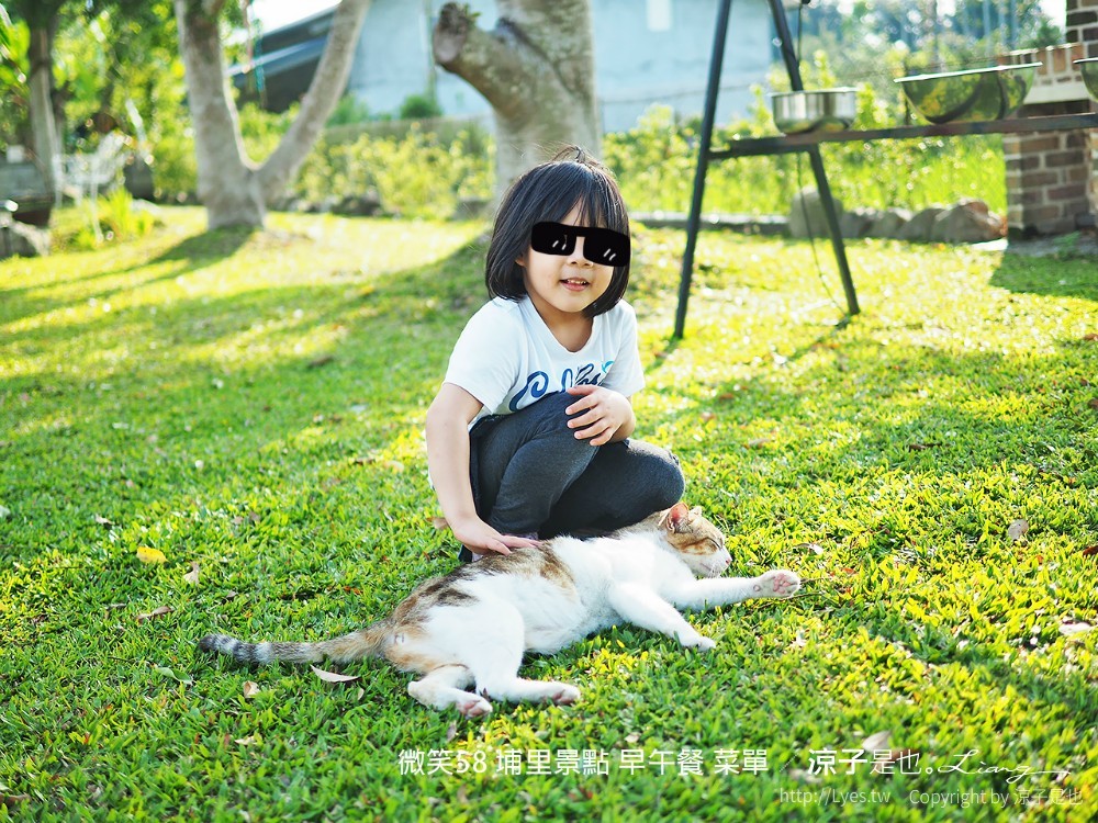 微笑58 埔里景點 早午餐 菜單 民宿 住宿 餐廳 美食 親子景點 貓咪