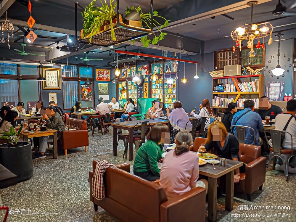 漫漫弄 菜單 台南南區美食 台南咖啡館 老宅餐廳 早午餐 義大利麵 漢堡 下午茶