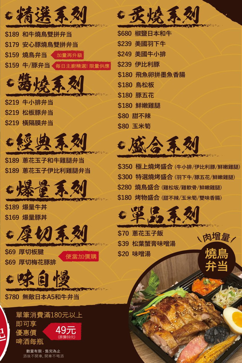 台中-燒肉Smile 外帶燒肉便當159起 最新海陸燒肉便當菜單登場~