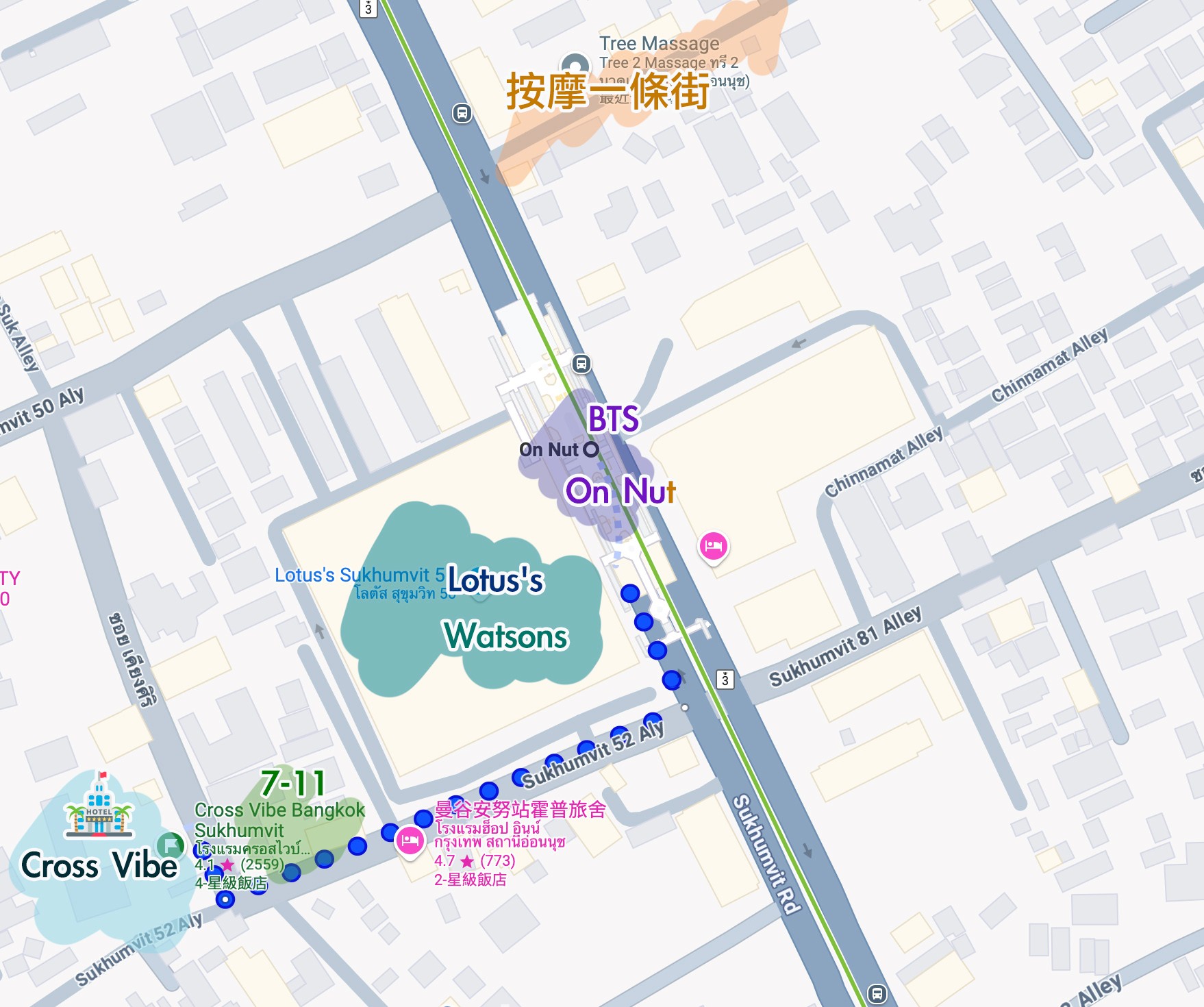 曼谷住宿 泰國飯店 曼谷住宿 Cross Vibe Bangkok Sukhumvit 泰國飯店 四星級 親子飯店推薦 bts on nut 公寓式旅店 房價 交通 素坤逸 四星級 親子飯店推薦 BTS On Nut 公寓式旅店 房價 交通 素坤逸