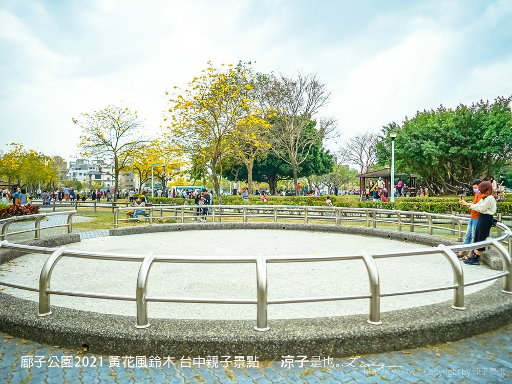 廍子公園2021 黃花風鈴木 台中親子景點
