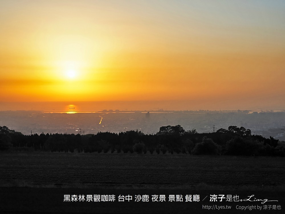 黑森林景觀咖啡 台中 沙鹿 夜景 景點 餐廳
