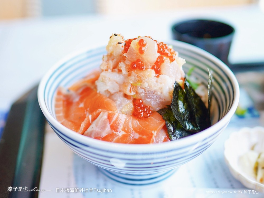 日本橋海鮮丼辻半 菜單 台中 LaLaport 北館 美食街 獨創吃法 東京第一 海鮮丼 名店 Tsujihan