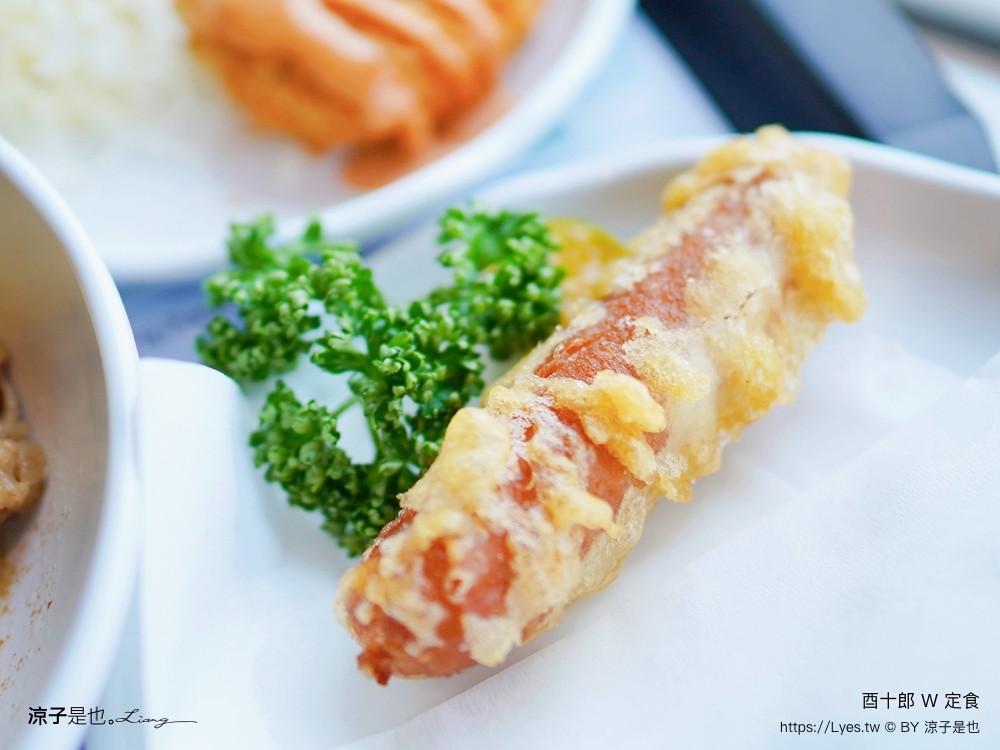 酉十郎w定食 菜單 台中三井la la port北館 雙主餐 日式定食 台中餐廳 三井美食街