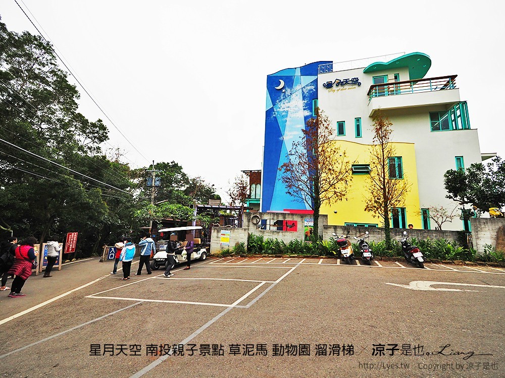 星月天空 南投親子景點 草泥馬 動物園 溜滑梯