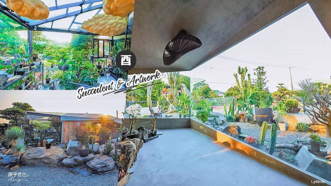 田尾-酉 Succulent & Artwork 彰化景點 IG夢幻雲朵玻璃屋好好拍 還有多肉植物盆栽可以買
