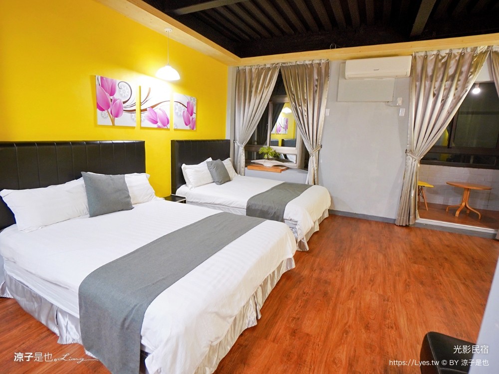 光影民宿 嘉義住宿推薦 布袋民宿 房型 雙人房 四人房 背包客