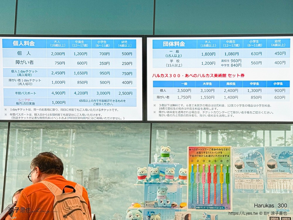 阿倍野展望台 harukas300展望台 大阪夜景 天王寺景點 關西樂享周遊券 門票優惠 大阪自由行 必看亮點