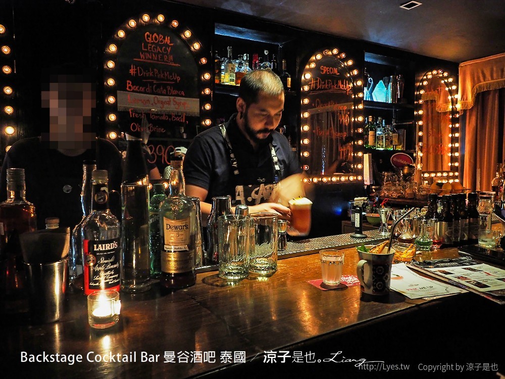 backstage cocktail bar 曼谷酒吧 泰國
