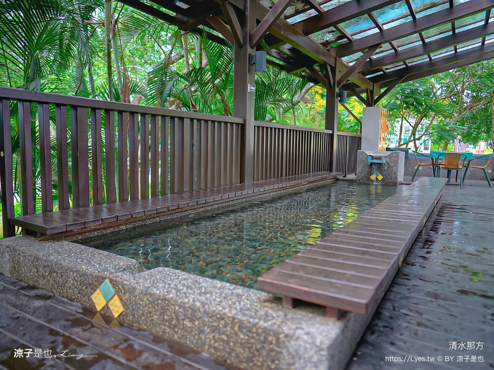 清水那方 彰化親子景點 氣墊兒童戲水池 沙坑 泡腳 餐廳 野餐 豪華懶人露營 溫泉泡湯