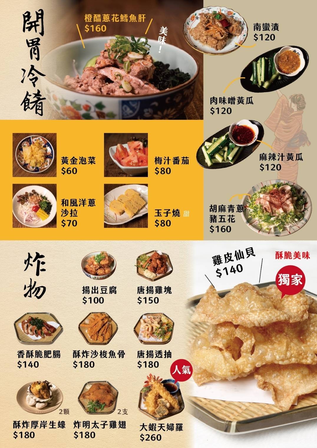 羽笠食事 菜單 台中日本料理 宵夜 台中東區餐廳 台中公園 串燒 生魚片 梅酒喝到飽 台中餐酒館 包廂訂位 停車