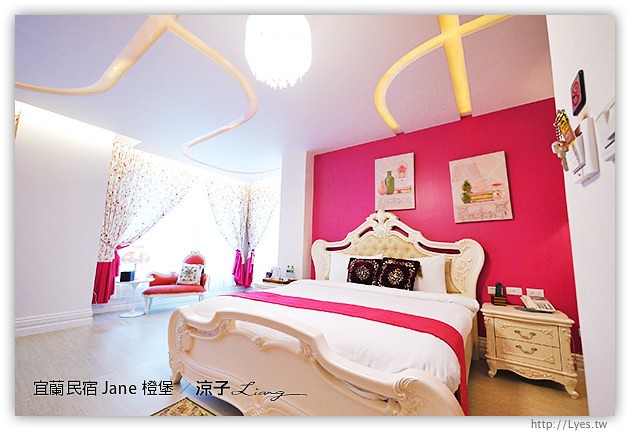宜蘭民宿-橙堡-夢幻城堡風的宜蘭民宿(羅浮宮房型與早餐、下午茶篇)