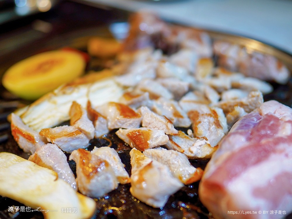 料韓男 菜單 台中美食 韓國熟成烤五花肉 北屯燒烤餐廳 專人代烤 韓式烤肉推薦