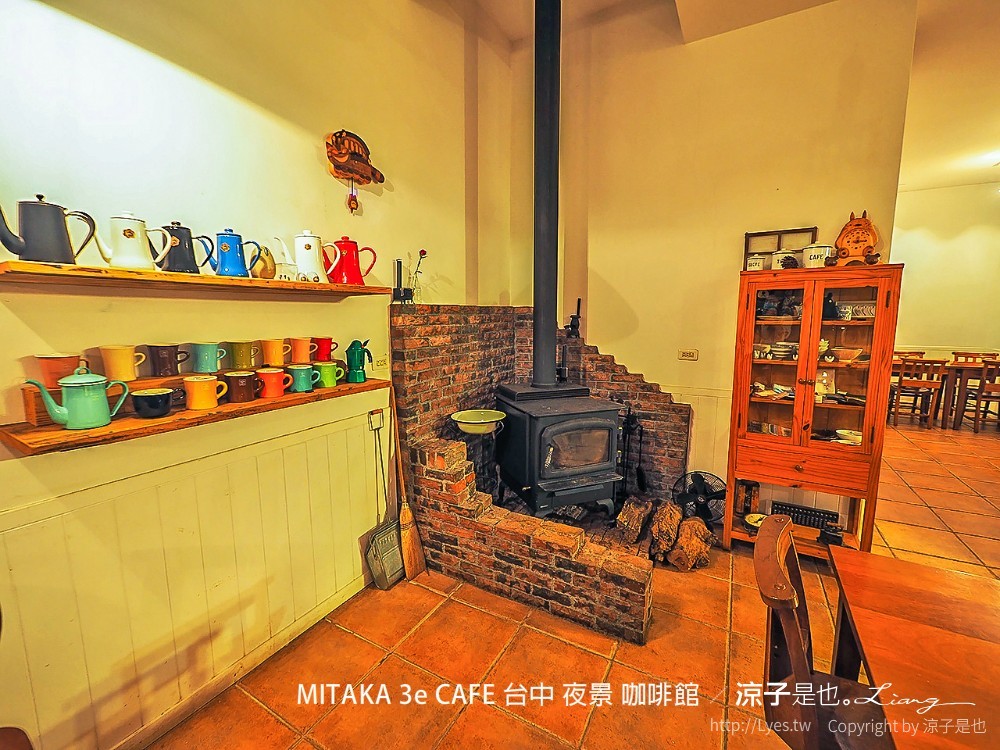 mitaka 3e cafe 台中 夜景 咖啡館 沙鹿 下午茶