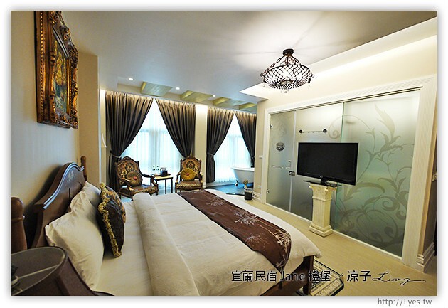 宜蘭民宿-橙堡-夢幻城堡風的宜蘭民宿(羅浮宮房型與早餐、下午茶篇)