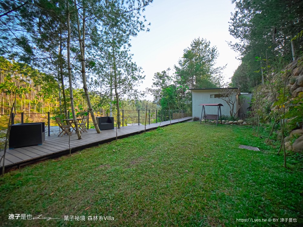 葉子祕境 南投埔里民宿 森林住宿 villa 豪華懶人露營 一泊二食 飯店 netflix disney 日月潭 早餐 晚餐