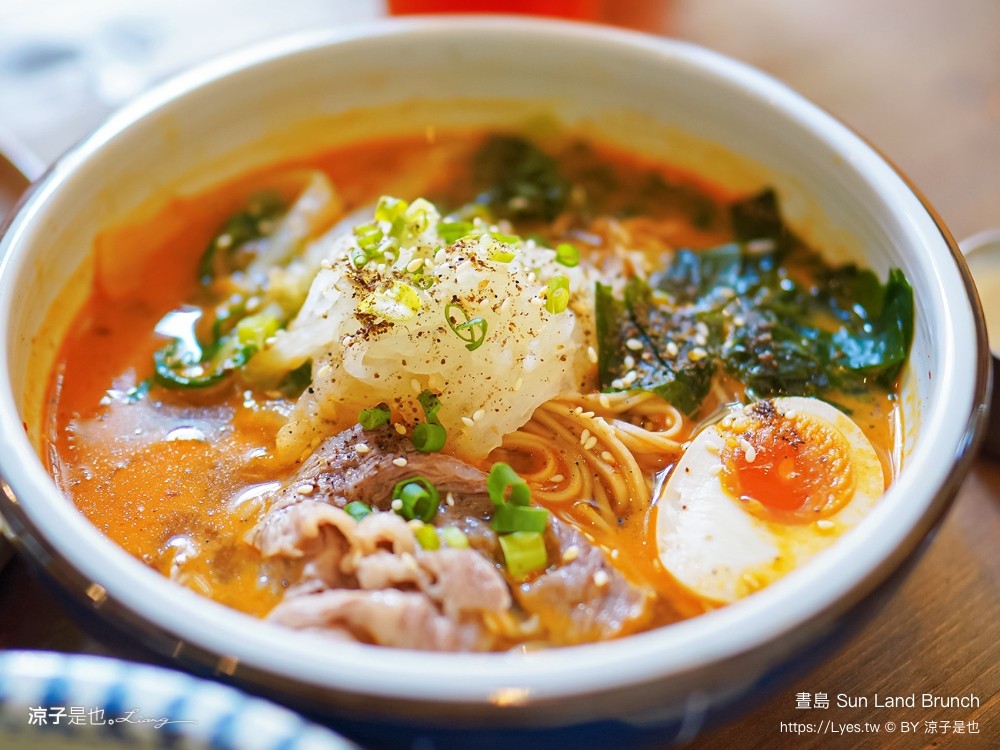 晝島 菜單 台中北屯美食 新開幕 早午餐餐廳推薦 牛肉麵早餐 三明治 sun land brunch