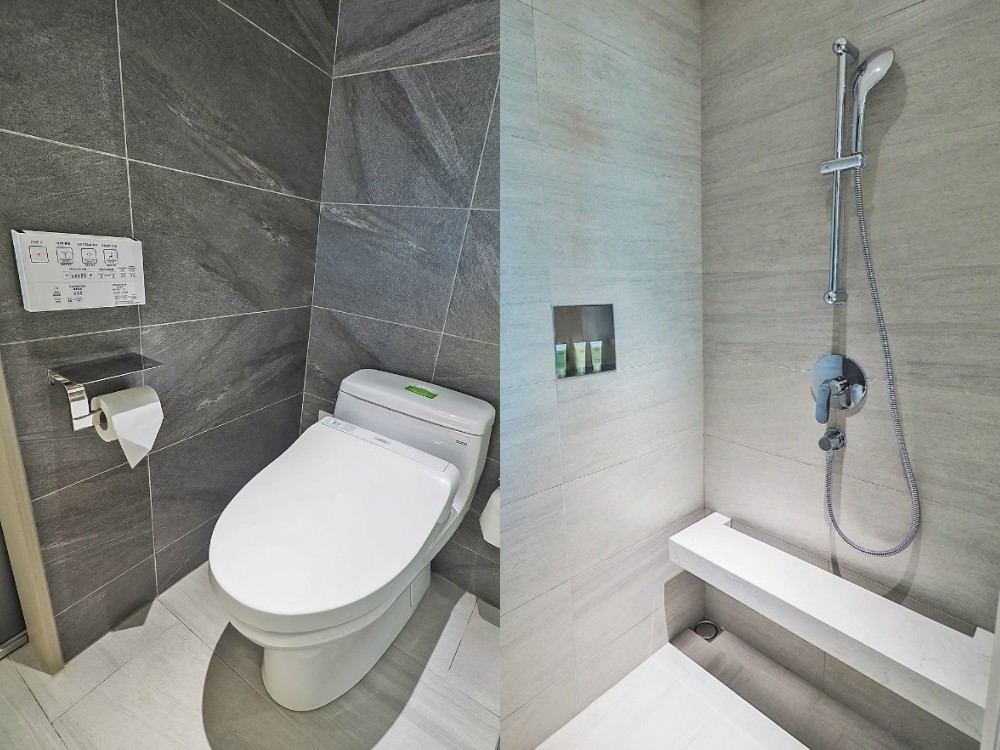 台北住宿-台北國泰萬怡酒店(附MJ Kitchen早餐) 飯店高空視野極佳 躺床上就能欣賞日落與飛機降落