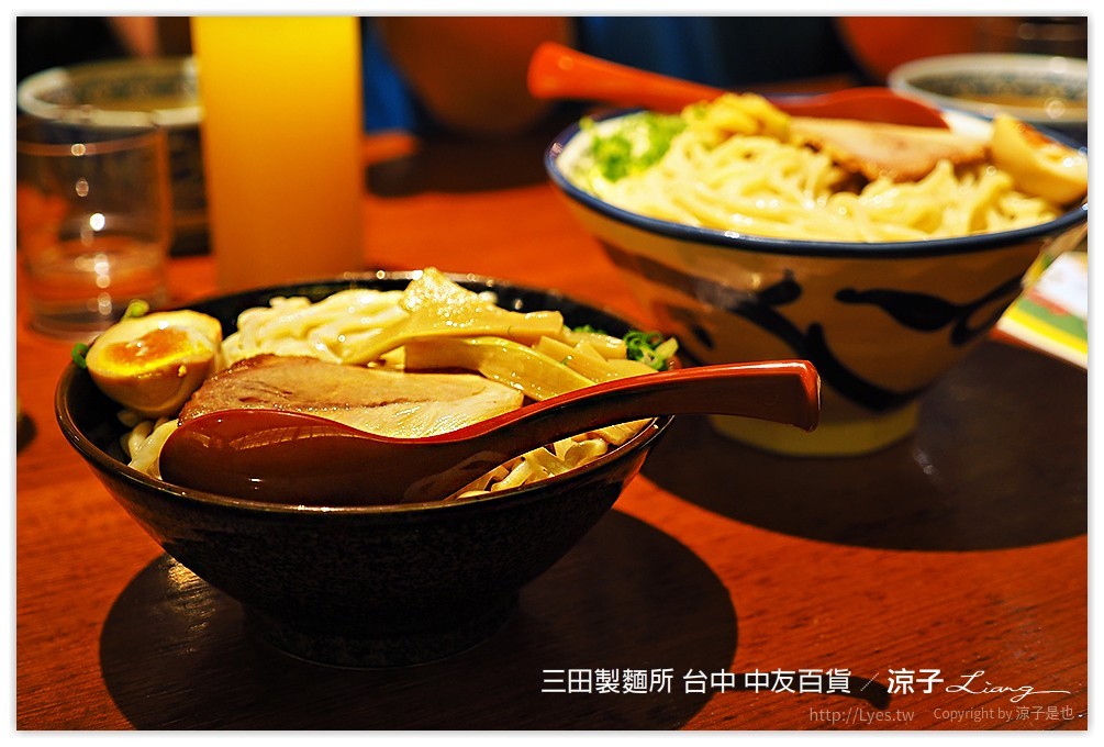 台中-三田製麵所 中友百貨地下美食街的Q彈日本沾麵