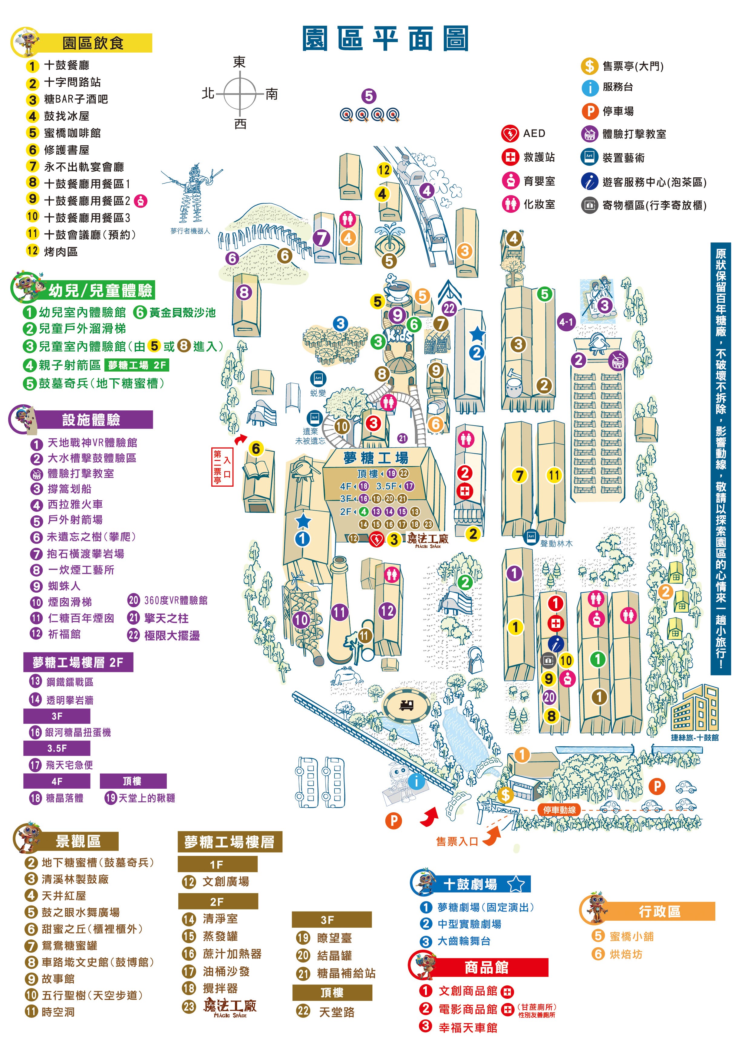 十鼓文創 十鼓仁糖文創園區 台南景點 台南親子景點 門票 交通 必玩必拍 親子設施 美食餐廳 活動場次