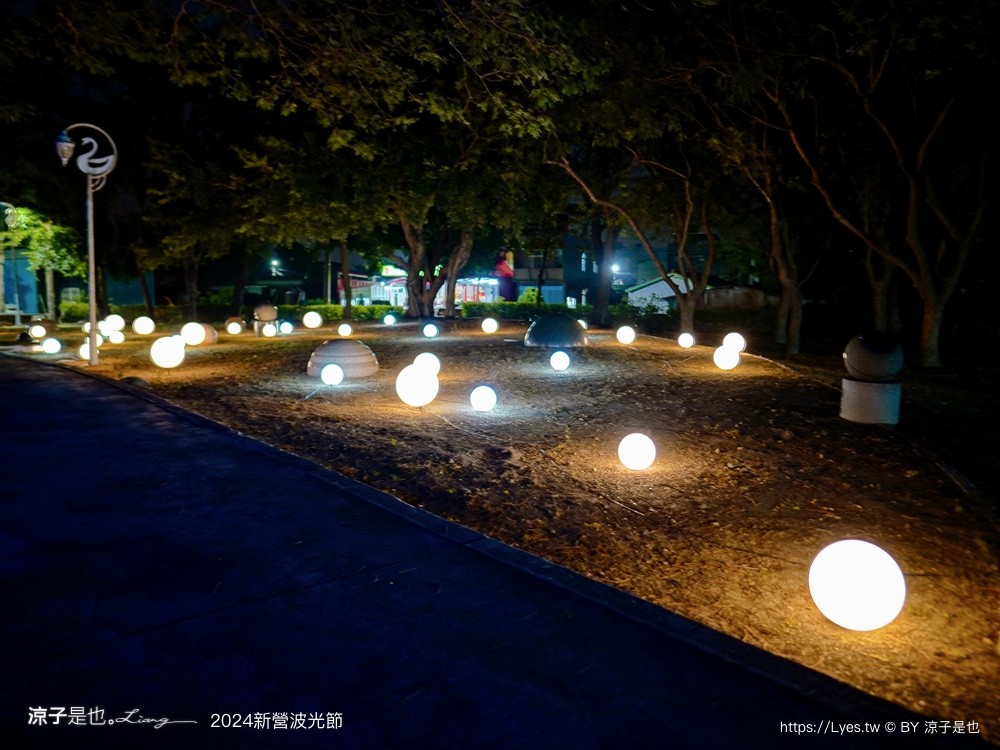 2024 新營波光節 台南 天鵝湖燈會 幾米藝術展 台南景點 新營景點 光影藝術燈會 交通