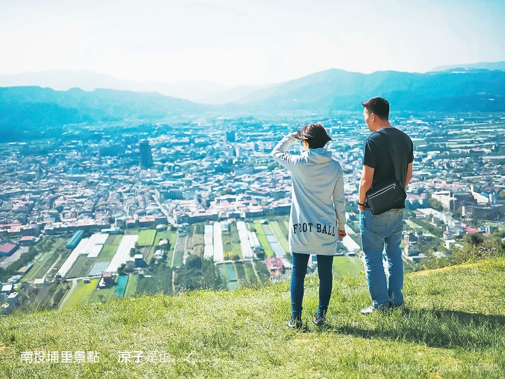 埔里景點 夜景 虎頭山觀景台 南投親子景點 埔里飛行傘基地 台灣地理中心碑