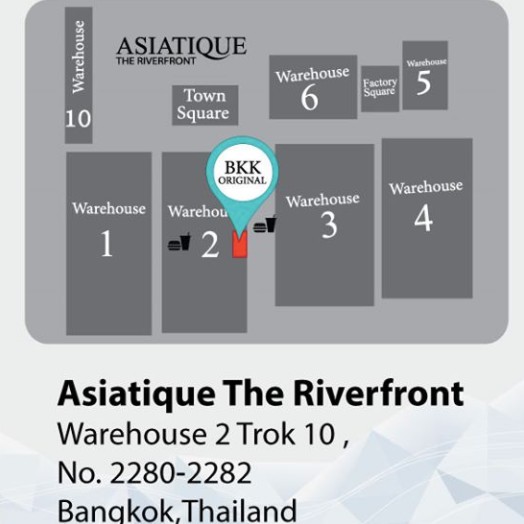 BKK Original 河濱夜市地圖