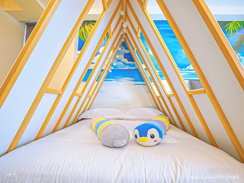 月河彎親子民宿 宜蘭親子住宿 飯店 溜滑梯房型 早餐 球池 城堡 樹屋 賽車 寶可夢溜滑梯