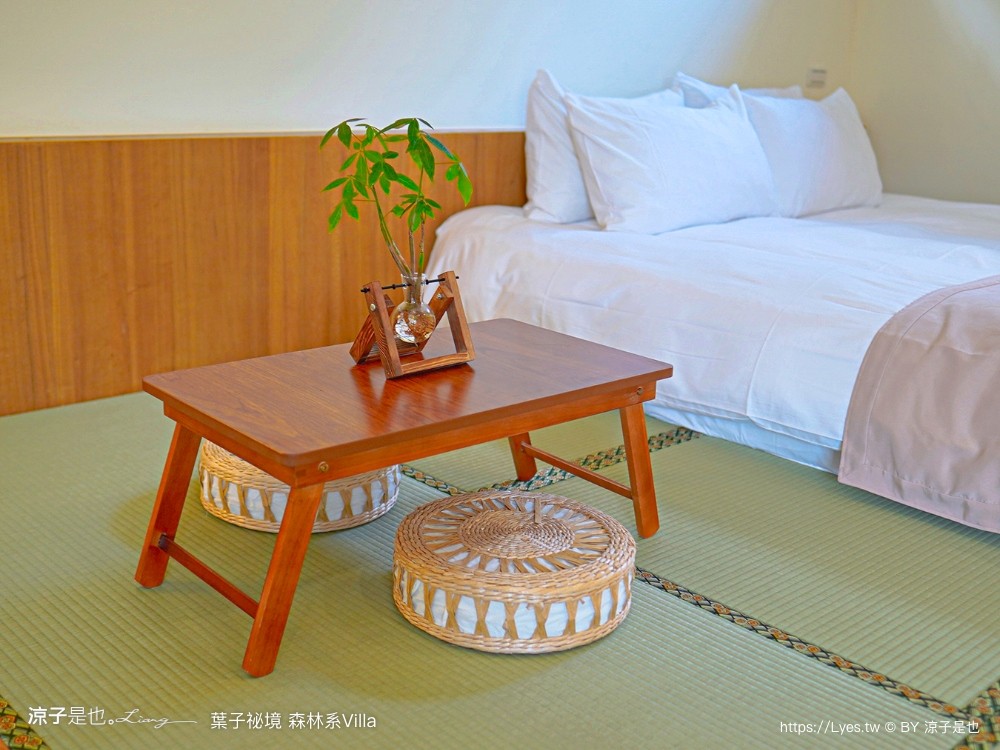 葉子祕境 南投埔里民宿 森林住宿 villa 豪華懶人露營 一泊二食 飯店 netflix disney 日月潭 早餐 晚餐