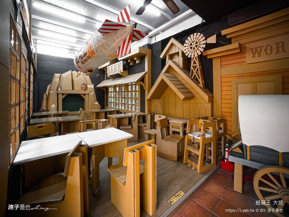 紙箱王 門票收費 台中大坑景點 親子景點 diy 紙箱王小火車 台中一日遊 親子旅遊 台中親子餐廳推薦