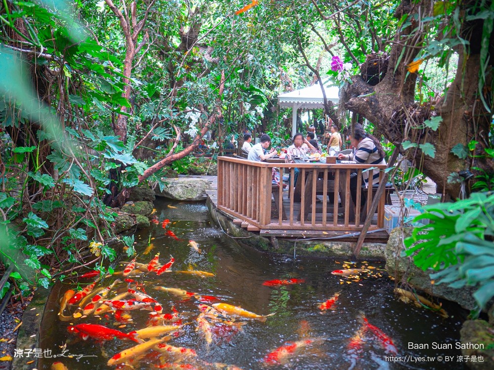 Baan Suan Sathon 泰國曼谷 森林系餐廳 推薦 泰式料理 網美風 交通 下午茶