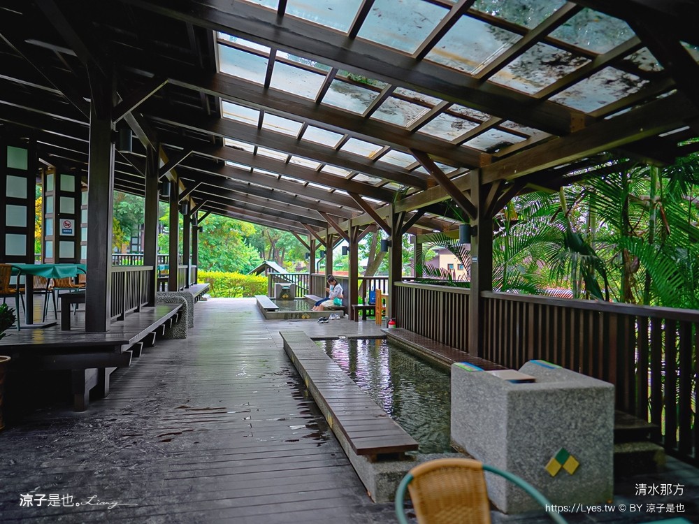 清水那方 彰化親子景點 氣墊兒童戲水池 沙坑 泡腳 餐廳 野餐 豪華懶人露營 溫泉泡湯