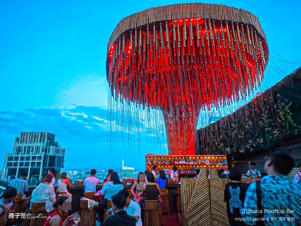 水母酒吧 水母酒吧 Tichuca Rooftop Bar 泰國曼谷 高空酒吧 推薦 網美 T-One大樓 景點 Thong Lor站 泰國曼谷 高空酒吧 推薦 網美 tone大樓 景點 thong lor站