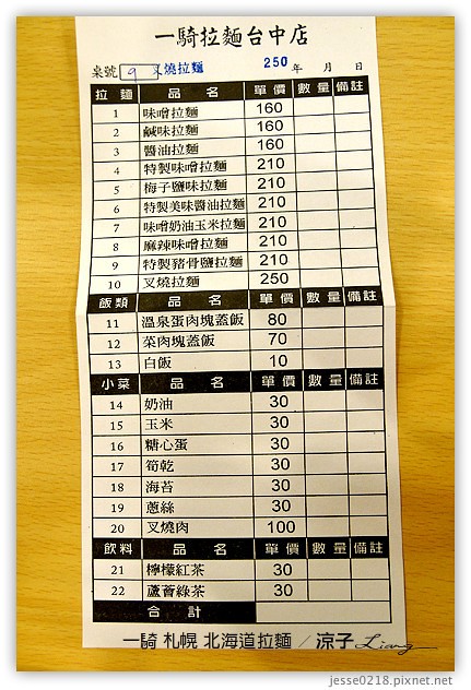台中-一騎 札幌拉麵店-台中一騎北海道拉麵