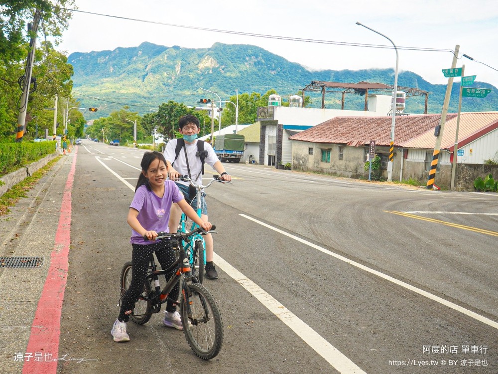 阿度的店 台東景點 鹿野 租車 電動單車遊 綠色隧道 躺馬路 體驗 自行車
