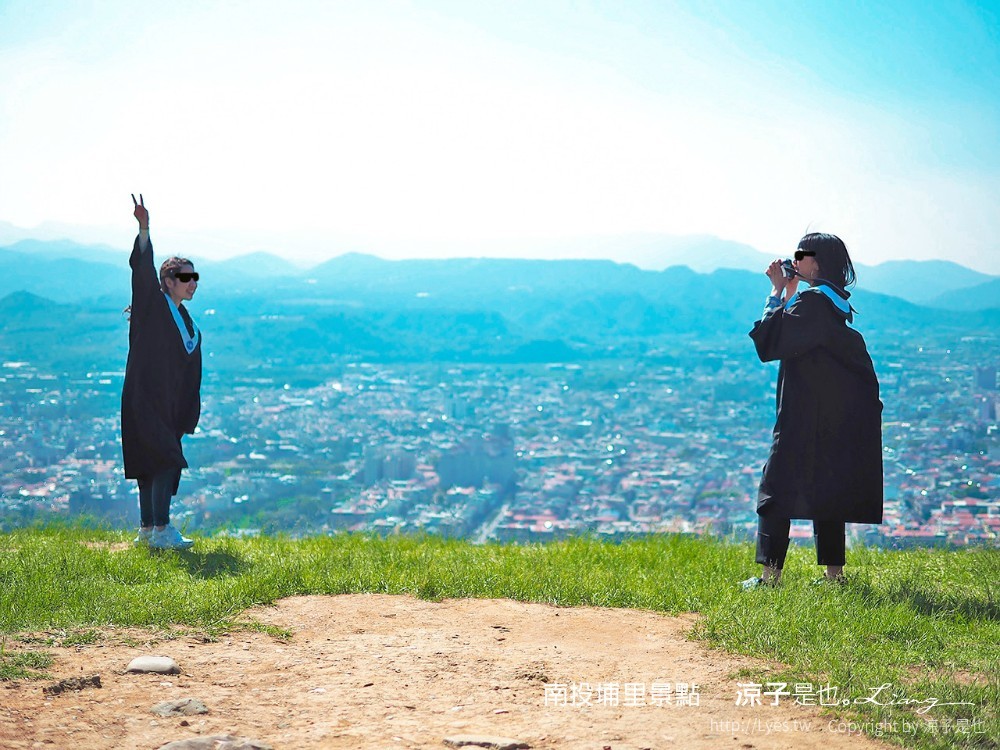 埔里景點 夜景 虎頭山觀景台 南投親子景點 埔里飛行傘基地 台灣地理中心碑