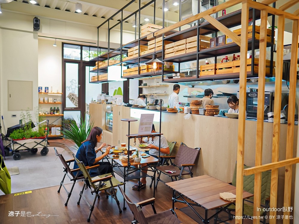 in outdoor 臥野 菜單 台中北屯早午餐 露營風 新開幕餐廳 戶外野餐風 美食